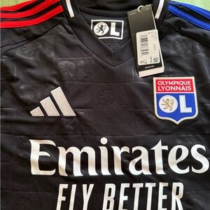 Adidas Olympique Lyonnais Black Jersey